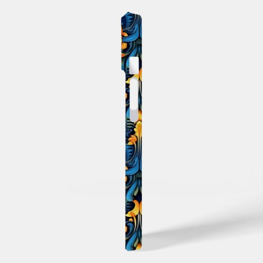 Barok vuur en ijs Case-Mate iPhone case (Achterkant / Links)