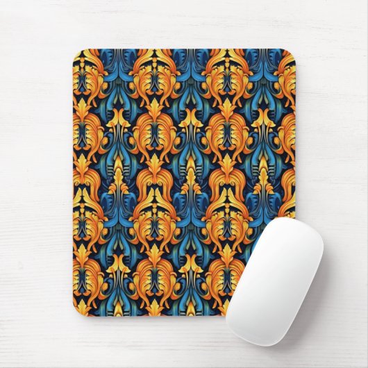 Barok vuur en ijs muismat (Met muis)