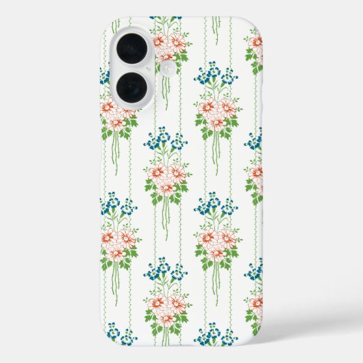 Barok Wallpaper Flower bouquet... Case-Mate iPhone Case (Achterkant)