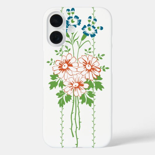Barok Wallpaper Flower bouquet... Case-Mate iPhone Case (Achterkant)