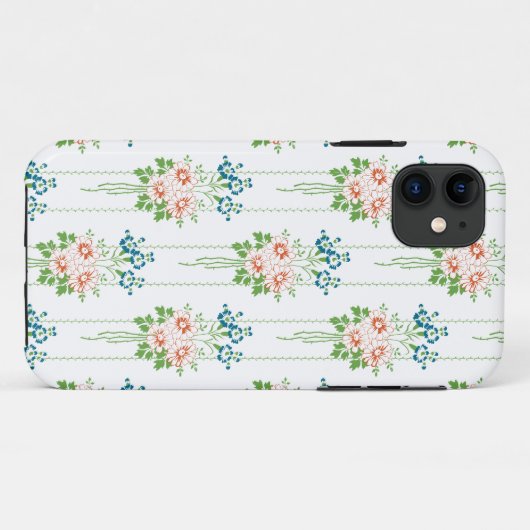 Barok Wallpaper Flower bouquet... Case-Mate iPhone Case (Achterkant (horizontaal))