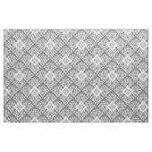  barok wit grijs Damask Stof (Fat Quarter)