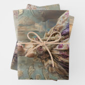  barok zwaar gewicht decoupage inpakpapier vel (In situ)