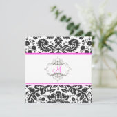 Barokaas, damp/hete roze uitvindingen kaart (Staand voorkant)