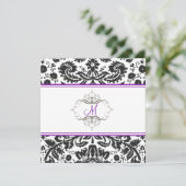 Barokaas damp/neon paarse uitvindingen kaart (Staand voorkant)