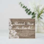  barokaas met bijtende barnhout Dank u wel Briefkaart (Staand voorkant)