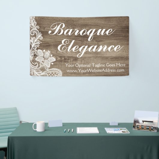  barokaas op bijtende elastische schout spandoek (Beurs)