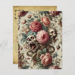 Barokaberratie - Gotisch Victoriaans Feestdagenkaart