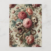 Barokaberratie - Gotisch Victoriaans Feestdagenkaart (Voorkant)