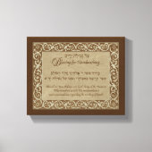 barokafbijten voor handspoeling Verhard Canvas Afdruk (Voorkant)