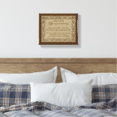 barokafbijten voor handspoeling Verhard Canvas Afdruk (Insitu (Slaapkamer))