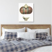 Barokballon met klok canvas afdruk (Insitu (Slaapkamer))