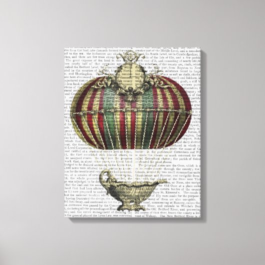 Barokballon met klok canvas afdruk (Voorkant)
