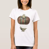 Barokballon met klok t-shirt (Voorkant)