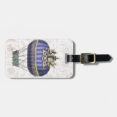 Barokballon met tempel bagagelabel (Voorkant horizontaal)