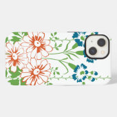 Barokbehang Bloemboeket iPhone Hoesje (Achterkant horizontaal)