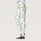 Barokbehang Bloemboeket Leggings (Links)