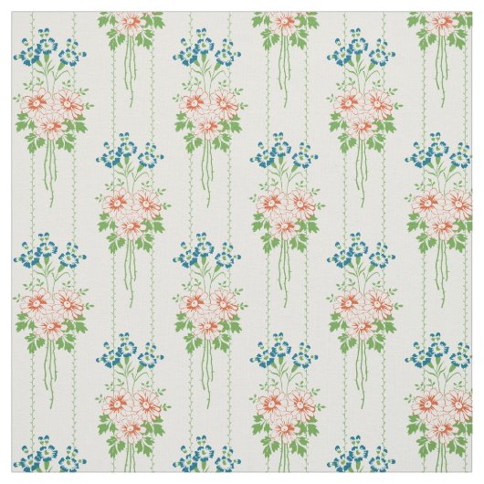 Barokbehang Bloemboeket... Stof (Swatch)