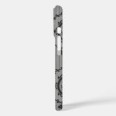 Barokbehang Grijs Case-Mate iPhone Case (Achterkant / Links)