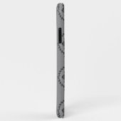 Barokbehang Grijs Case-Mate iPhone Case (Achterkant/rechts)