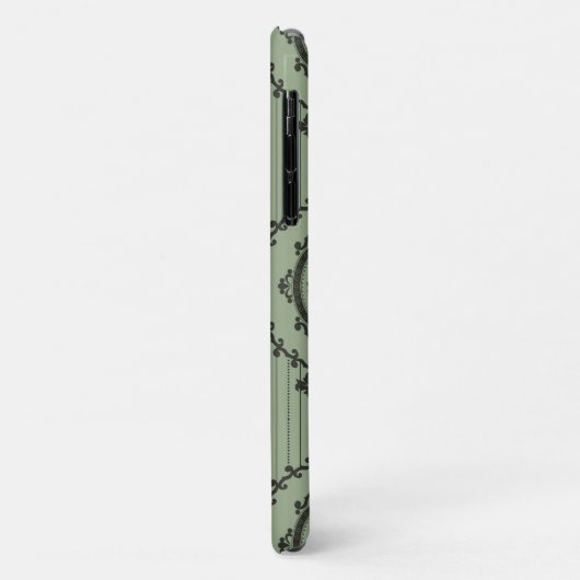 Barokbehang in het groen Case-Mate iPhone case (Achterkant/links)