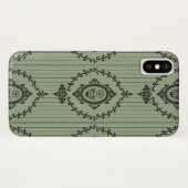 Barokbehang in het groen Case-Mate iPhone case (Achterkant (horizontaal))