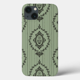 Barokbehang in het groen Case-Mate iPhone case