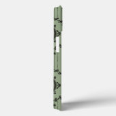 Barokbehang in het groen Case-Mate iPhone case (Achterkant / Rechts)
