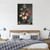  Barokbloemen van Balthasar van der Ast Canvas Afdruk (Insitu (Slaapkamer))