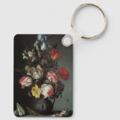  Barokbloemen van Balthasar van der Ast Sleutelhanger (Achterkant)