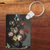  Barokbloemen van Balthasar van der Ast Sleutelhanger (Achterkant)