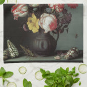 Barokbloemen van Balthasar van der Ast Theedoek (Gevouwen)