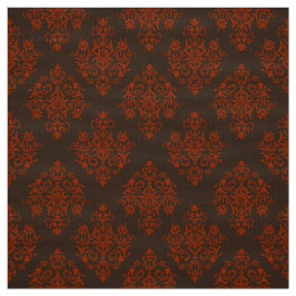  barokbruin Damaspatroon Stof