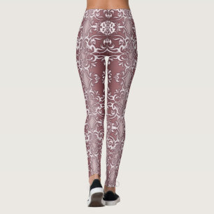 barokflorpatroon leggings