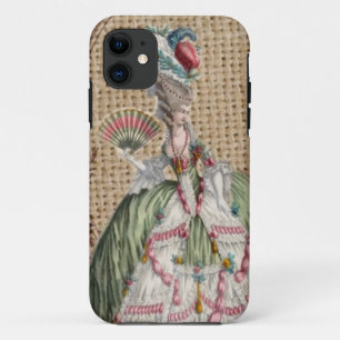 barokfrans burlap Marie Antoinette Case-Mate iPhone Case