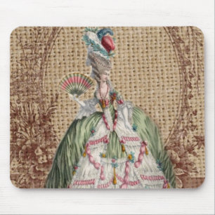 barokfrans burlap Marie Antoinette Muismat
