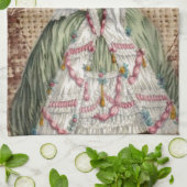 barokfrans burlap Marie Antoinette Theedoek (Gevouwen)