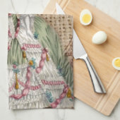 barokfrans burlap Marie Antoinette Theedoek (Quarter Fold)