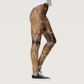 barokgrangetextuur leggings (Rechts)