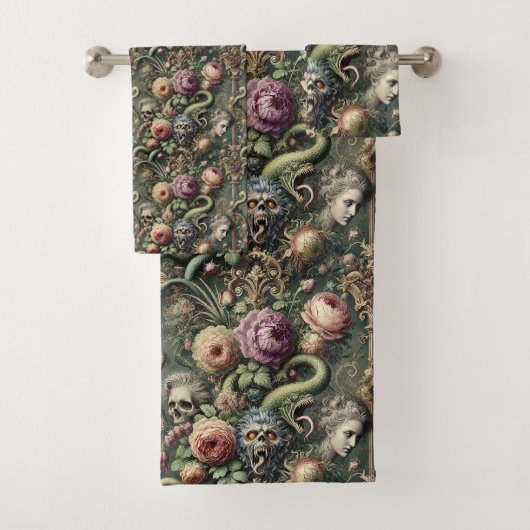 Barokgrenzen - Gotisch Victoriaans Bad Handdoek (Insitu)