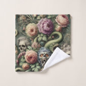 Barokgrenzen - Gotisch Victoriaans Bad Handdoek (Wasdoekje)