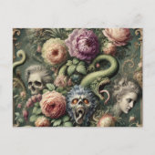 Barokgrenzen - Gotisch Victoriaans Feestdagenkaart (Voorkant)