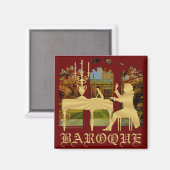 Barokharpsichord Magneet (Voorkant / Achterkant)