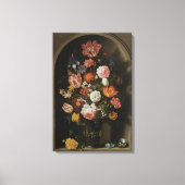  barokje, bloeiend stuk van Bosschaert, ouder Canvas Afdruk (Voorkant)