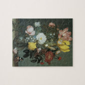 barokje, Bouquet van Bloemen in Glass Vase Legpuzzel (Horizontaal)