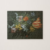  barokje, floral, nog steeds in bloei legpuzzel (Horizontaal)