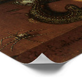  barokje, floral, nog steeds in bloei poster (Hoek)