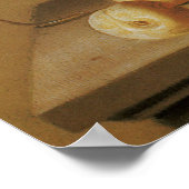 barokje, floral, nog steeds in bloei poster (Hoek)