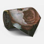 barokje, floral, nog steeds in bloei stropdas (Opgerold)