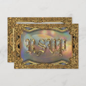 Barokke Barnetcue Formele Mooie RSVP Kaart (Voorkant / Achterkant)